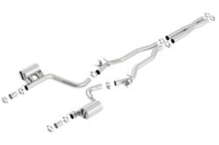 Borla ATAK Cat-Back Exhaust 15-up Dodge Charger 6.2L Hellcat - Click Image to Close